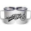 10 oz. White Stainless Steel Coffee Mug Thumbnail