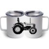 10 oz. White Stainless Steel Coffee Mug Thumbnail