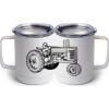 10 oz. White Stainless Steel Coffee Mug Thumbnail