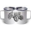 10 oz. White Stainless Steel Coffee Mug Thumbnail