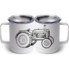 10 oz. White Stainless Steel Coffee Mug Thumbnail