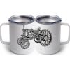 10 oz. White Stainless Steel Coffee Mug Thumbnail