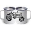 10 oz. White Stainless Steel Coffee Mug Thumbnail