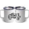 10 oz. White Stainless Steel Coffee Mug Thumbnail