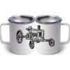 10 oz. White Stainless Steel Coffee Mug Thumbnail