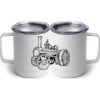 10 oz. White Stainless Steel Coffee Mug Thumbnail