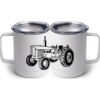 10 oz. White Stainless Steel Coffee Mug Thumbnail