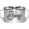 10 oz. White Stainless Steel Coffee Mug Thumbnail