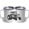 10 oz. White Stainless Steel Coffee Mug Thumbnail