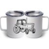 10 oz. White Stainless Steel Coffee Mug Thumbnail