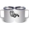10 oz. White Stainless Steel Coffee Mug Thumbnail