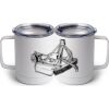 10 oz. White Stainless Steel Coffee Mug Thumbnail