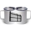 10 oz. White Stainless Steel Coffee Mug Thumbnail