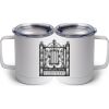 10 oz. White Stainless Steel Coffee Mug Thumbnail