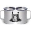 10 oz. White Stainless Steel Coffee Mug Thumbnail