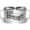 10 oz. White Stainless Steel Coffee Mug Thumbnail