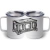 10 oz. White Stainless Steel Coffee Mug Thumbnail
