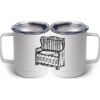 10 oz. White Stainless Steel Coffee Mug Thumbnail