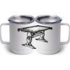 10 oz. White Stainless Steel Coffee Mug Thumbnail