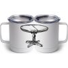 10 oz. White Stainless Steel Coffee Mug Thumbnail