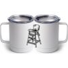 10 oz. White Stainless Steel Coffee Mug Thumbnail