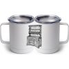 10 oz. White Stainless Steel Coffee Mug Thumbnail