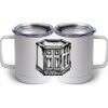 10 oz. White Stainless Steel Coffee Mug Thumbnail