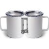 10 oz. White Stainless Steel Coffee Mug Thumbnail