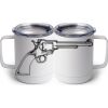 10 oz. White Stainless Steel Coffee Mug Thumbnail