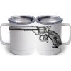 10 oz. White Stainless Steel Coffee Mug Thumbnail