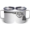 10 oz. White Stainless Steel Coffee Mug Thumbnail