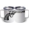 10 oz. White Stainless Steel Coffee Mug Thumbnail