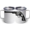10 oz. White Stainless Steel Coffee Mug Thumbnail