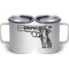 10 oz. White Stainless Steel Coffee Mug Thumbnail