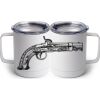 10 oz. White Stainless Steel Coffee Mug Thumbnail