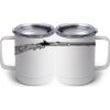 10 oz. White Stainless Steel Coffee Mug Thumbnail