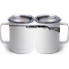 10 oz. White Stainless Steel Coffee Mug Thumbnail