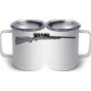 10 oz. White Stainless Steel Coffee Mug Thumbnail