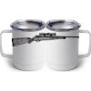 10 oz. White Stainless Steel Coffee Mug Thumbnail