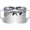 10 oz. White Stainless Steel Coffee Mug Thumbnail
