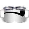 10 oz. White Stainless Steel Coffee Mug Thumbnail