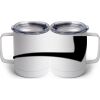 10 oz. White Stainless Steel Coffee Mug Thumbnail