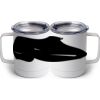 10 oz. White Stainless Steel Coffee Mug Thumbnail