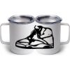 10 oz. White Stainless Steel Coffee Mug Thumbnail