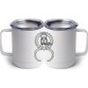 10 oz. White Stainless Steel Coffee Mug Thumbnail