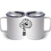 10 oz. White Stainless Steel Coffee Mug Thumbnail
