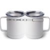 10 oz. White Stainless Steel Coffee Mug Thumbnail