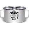10 oz. White Stainless Steel Coffee Mug Thumbnail
