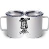 10 oz. White Stainless Steel Coffee Mug Thumbnail