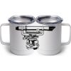 10 oz. White Stainless Steel Coffee Mug Thumbnail